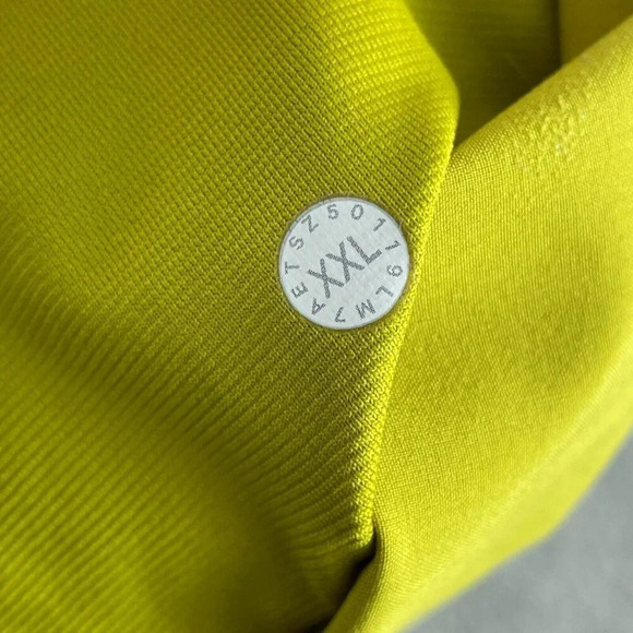 Lululemon Mens Olive Green Running Shorts Size L with Elastic 4705 - Picture 7 of 9